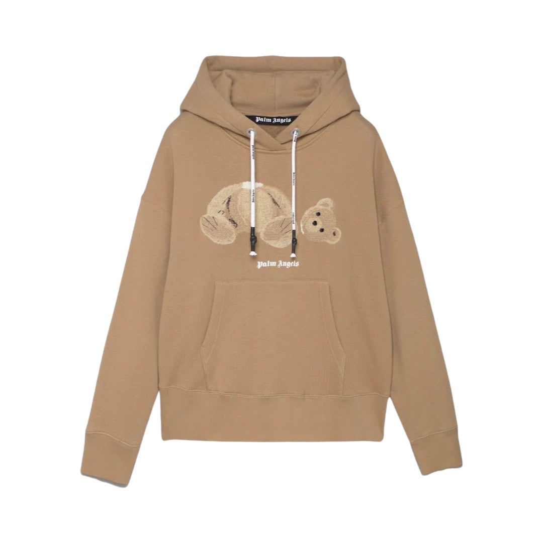 Palm Angels Bär-Kapuzenpullover Beige