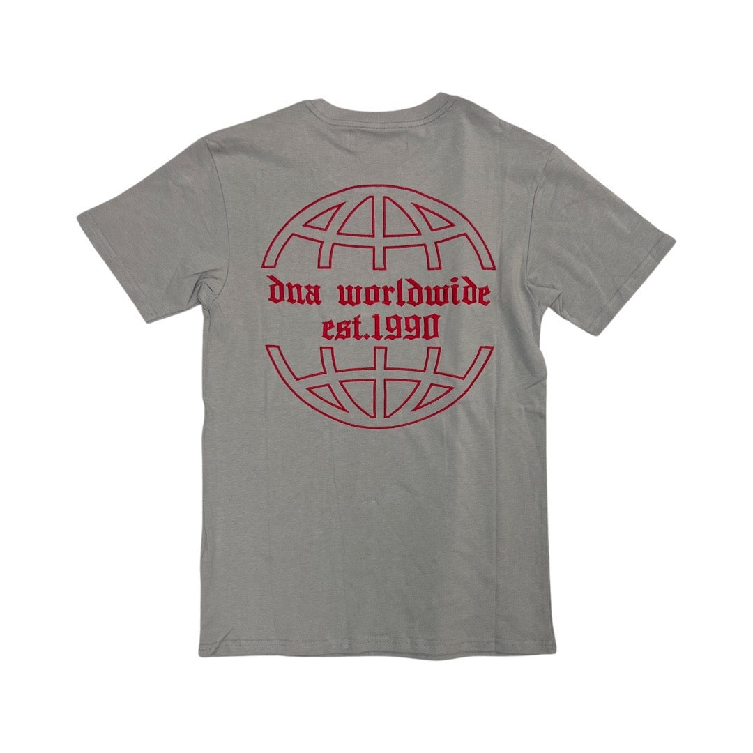 DNA Worldwide Web Grey/Red Tee
