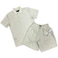 Purple Brand Polo Towel Short Set
