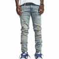 Melee “Lotus” Blue Cement Jeans