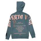 Roberto Vino Tech Thunder Kapuzenpullover (Grau/Orange)