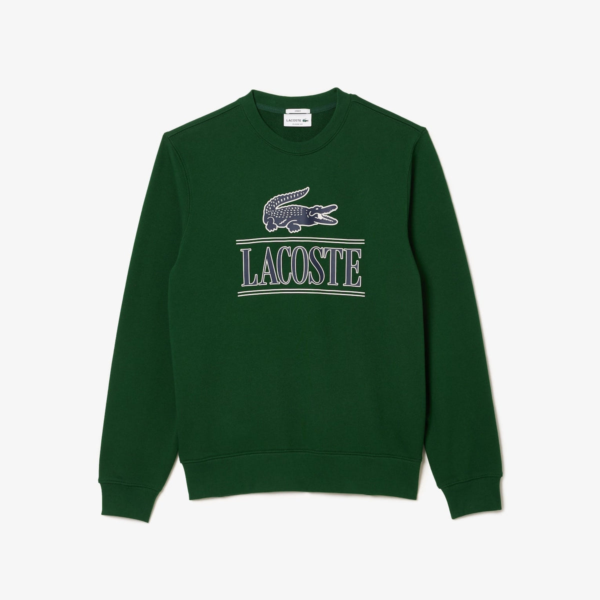 Grüner Herren-Fleecepullover