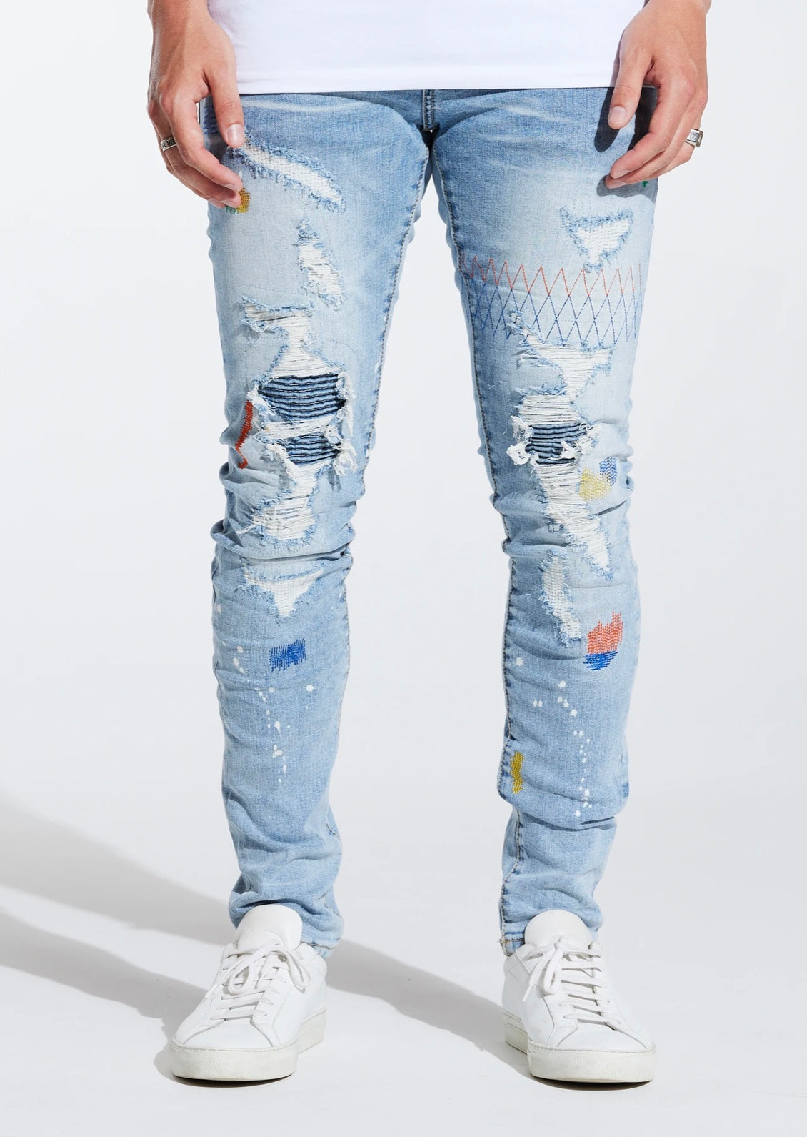 Embellish NYC Iris Rip & Repair Jeans (133)