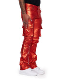 Valabasas “Van Gogh” Red Stacked Jeans