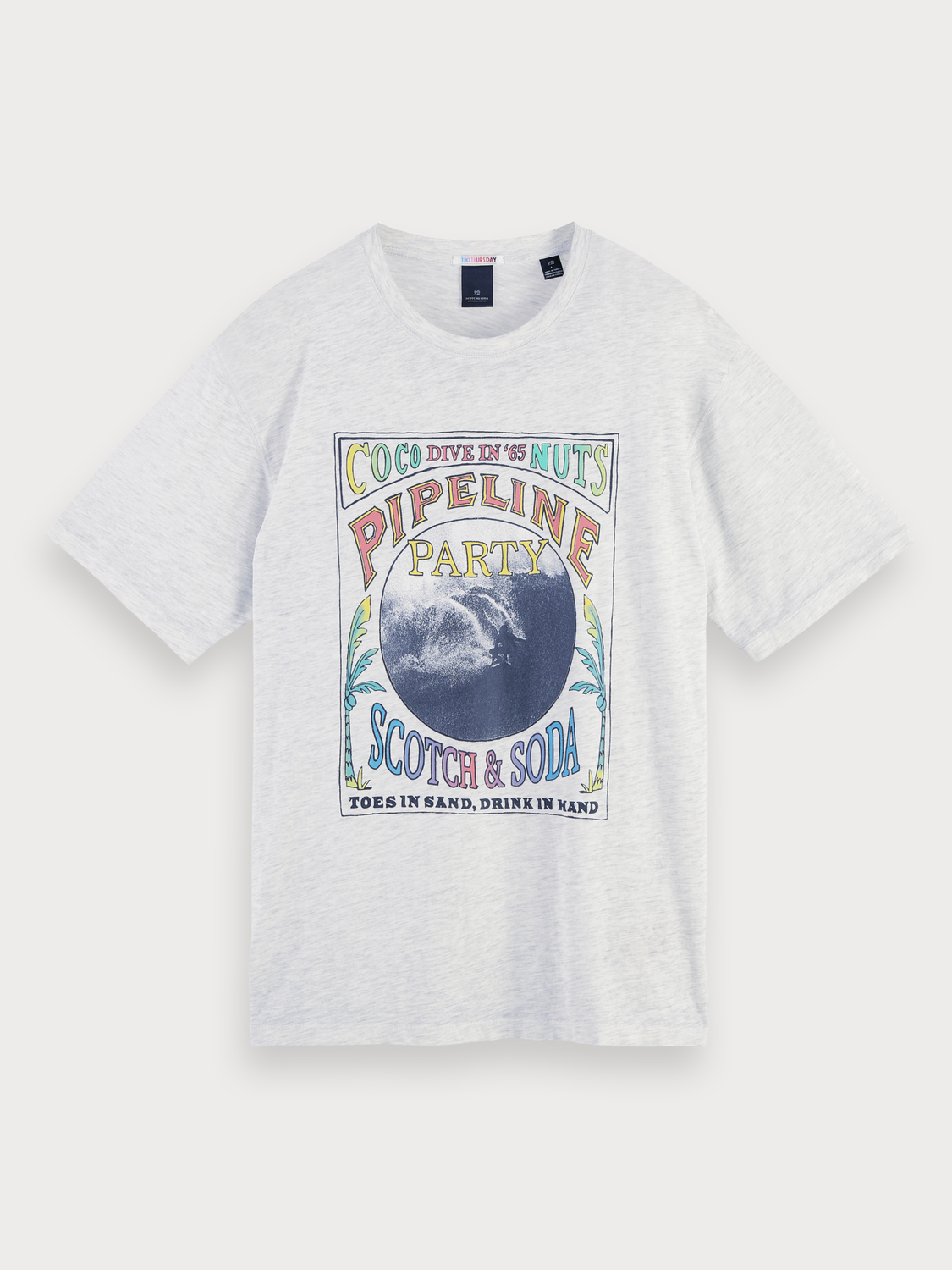 Scotch & Soda Burnout-Artwork-T-Shirt