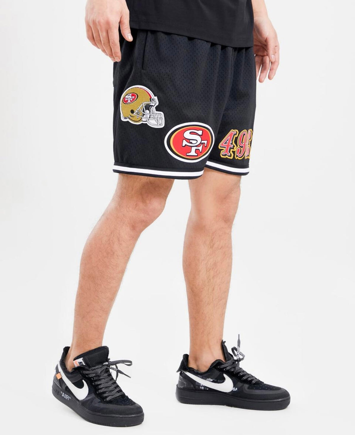 San Francisco 49ers Mesh-Shorts mit Logo