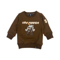 Kinder-Trap-Former-Pullover (Braun