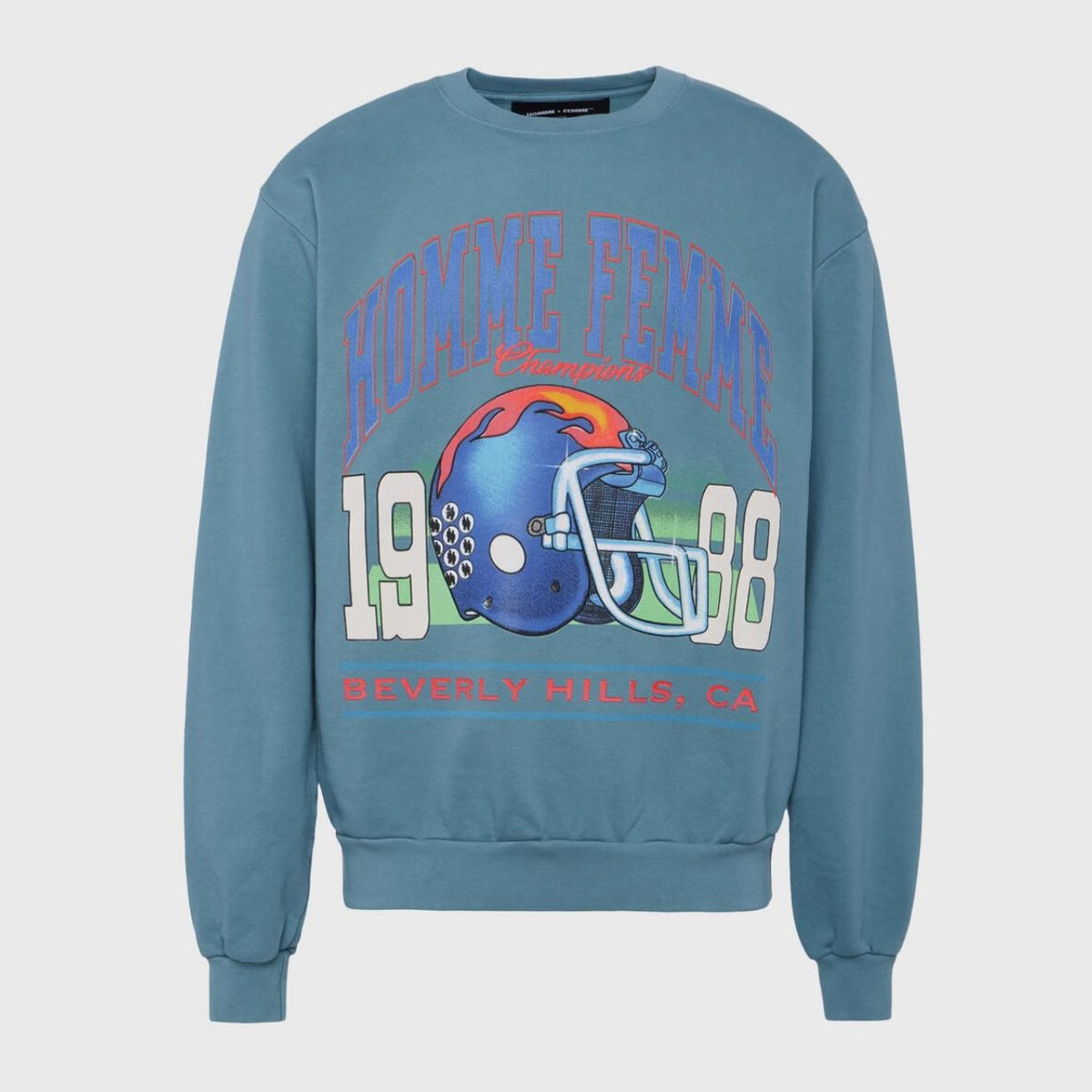 Homme Femme The Elite Sweater in Deep Teal
