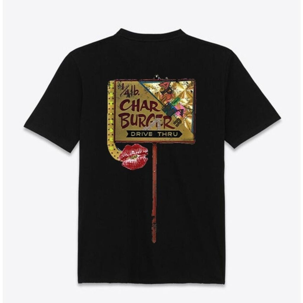 Apolinar Drive-In-T-Shirt in Schwarz