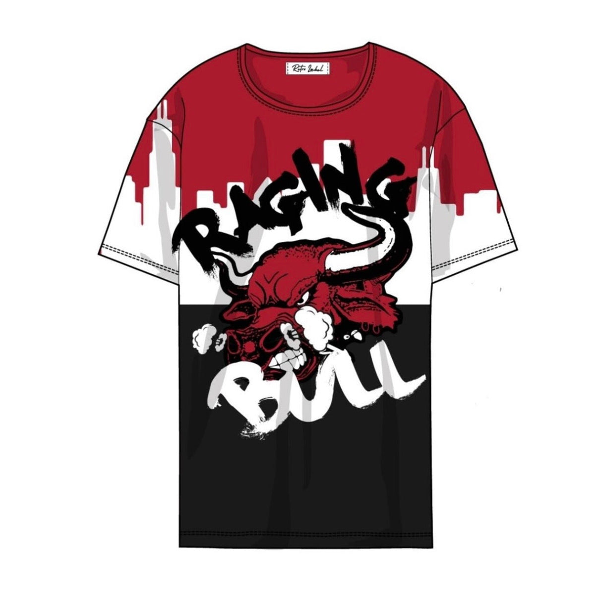 Retro Label-5s Raging Bull T-Shirt