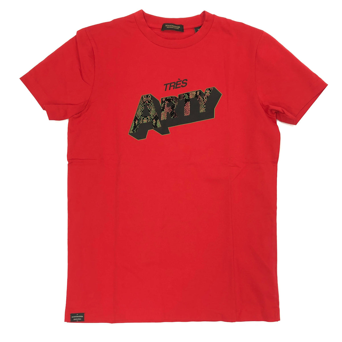 Scotch & Soda – T-Shirt mit Arty-Print