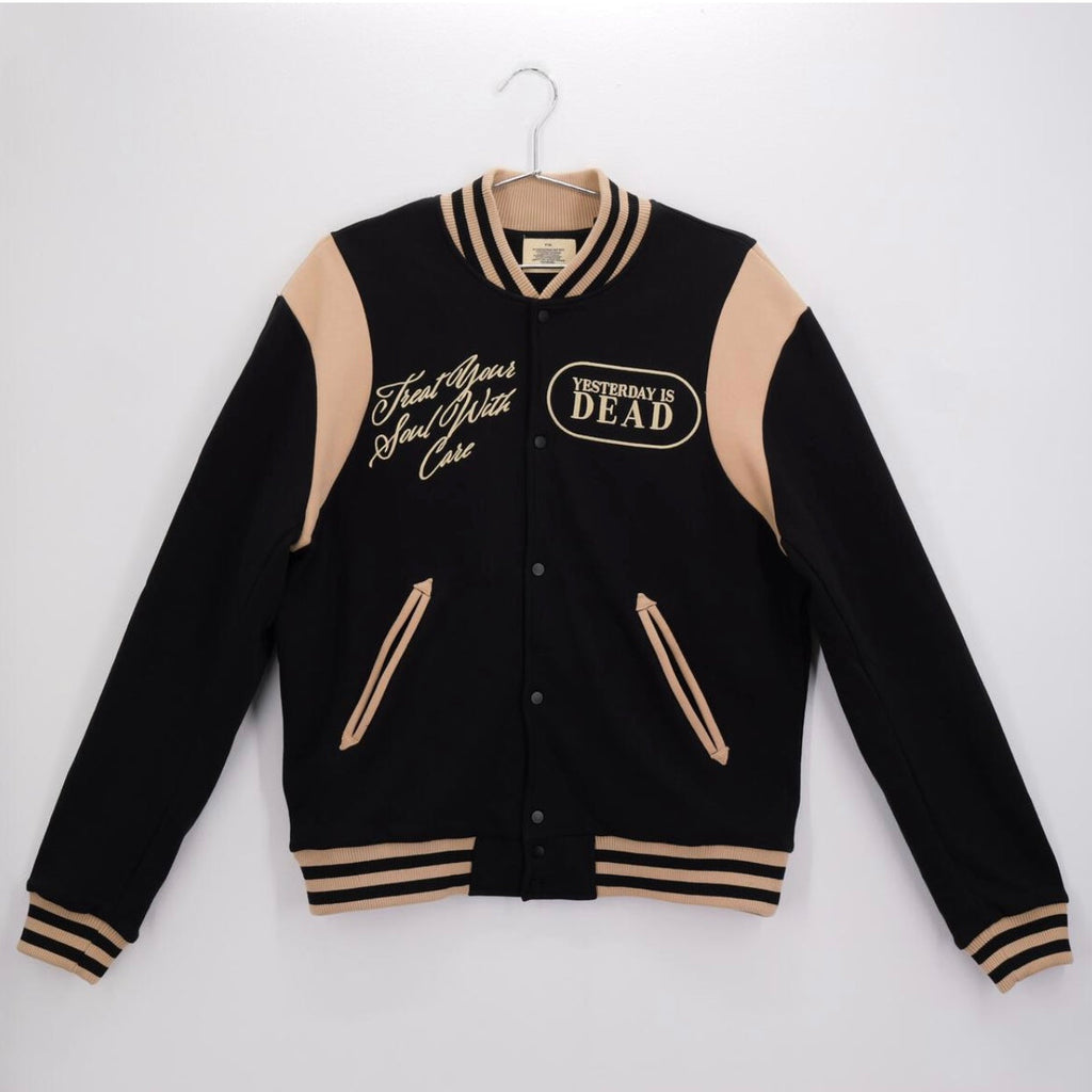 Yesterday Is Dead Take Care Fleece-Varsity-Jacke
