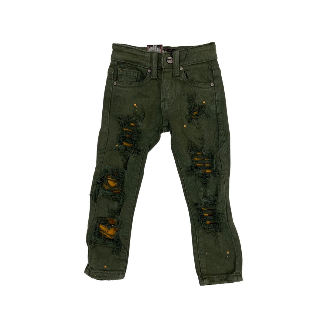 Kids Denimicity Patch-Jeans (Oliv)