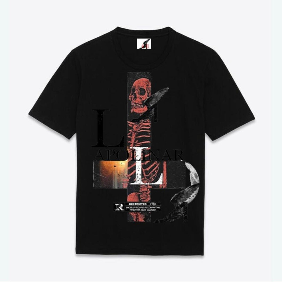 Apolinar Rated Black T-Shirt