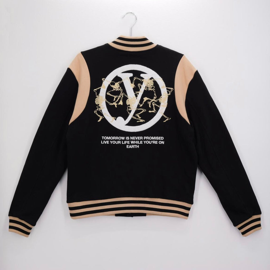Yesterday Is Dead Take Care Fleece-Varsity-Jacke