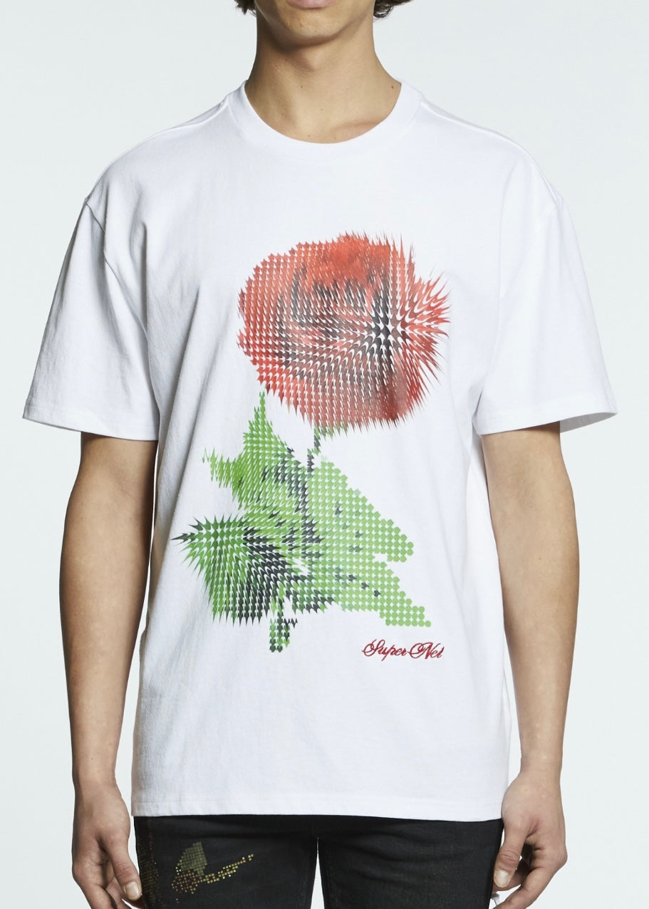 Ksubi Pixel White T-Shirt kurzarm