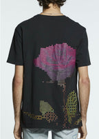 Ksubi Pixel Black T-Shirt mit kurzem Arm