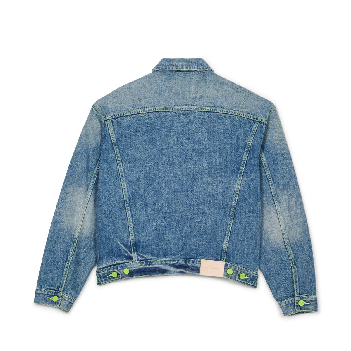 Purple Brand Indigo Neon Pop Jeansjacke