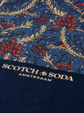 Scotch & Soda Graphic Artwork Tee In Navy (167340)