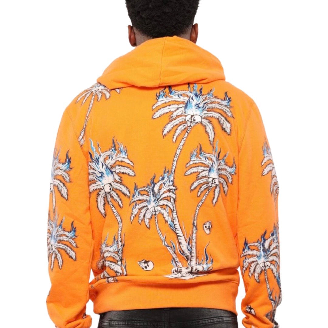 Shattered Hearts Flame Orange Kapuzenpullover