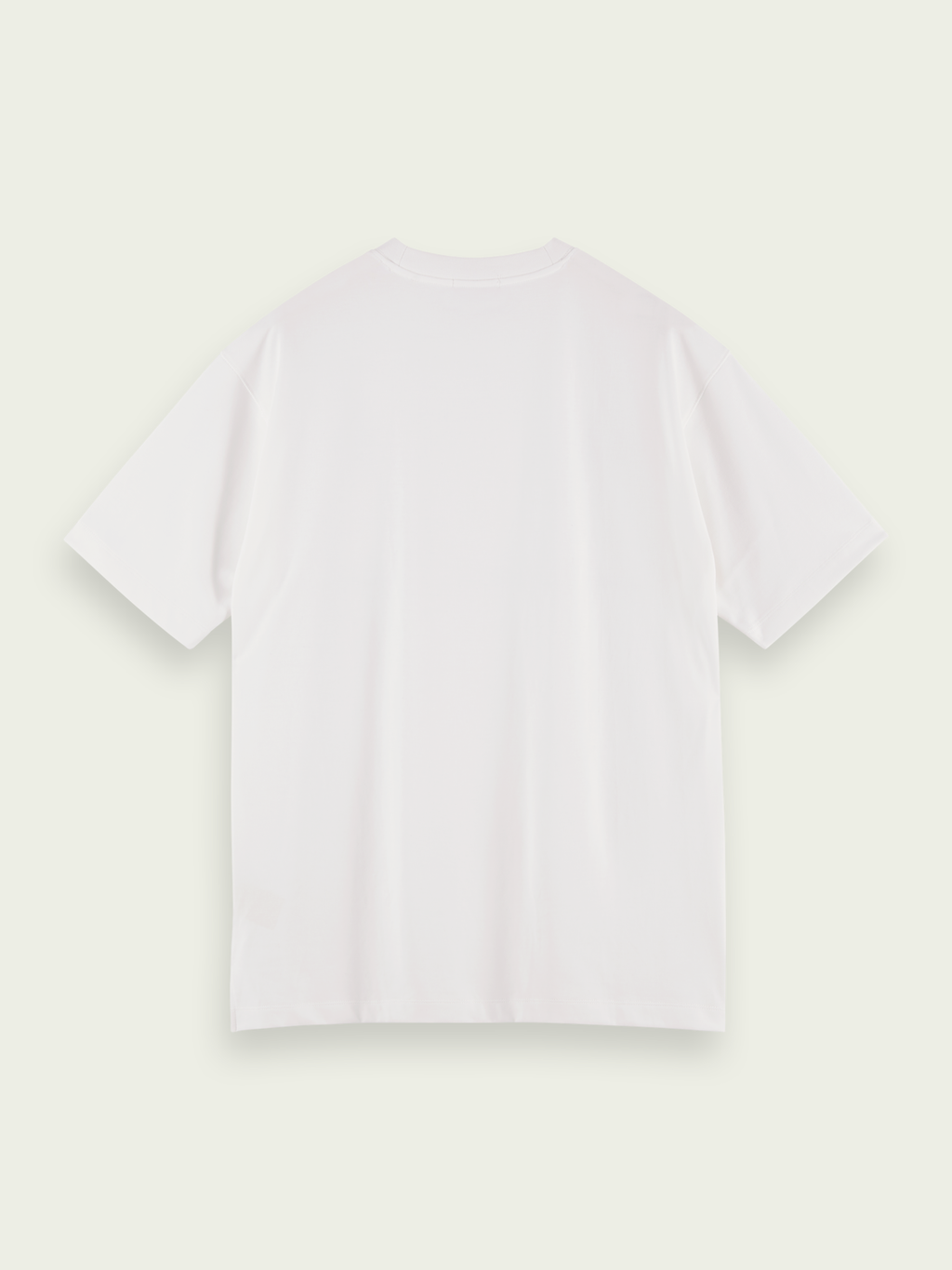 Scotch & Soda Logo-Grafik-T-Shirt (Weiß)