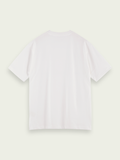 Scotch & Soda Logo-Grafik-T-Shirt (Weiß)