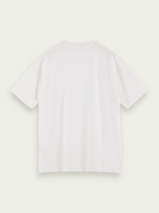 Scotch & Soda Logo-Grafik-T-Shirt (Weiß)