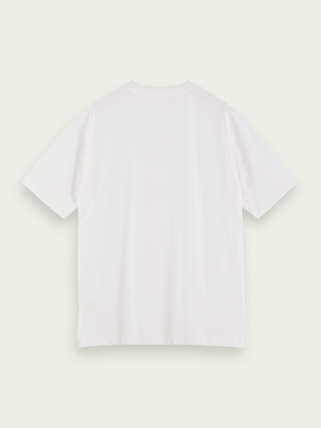 Scotch & Soda Logo-Grafik-T-Shirt (Weiß)