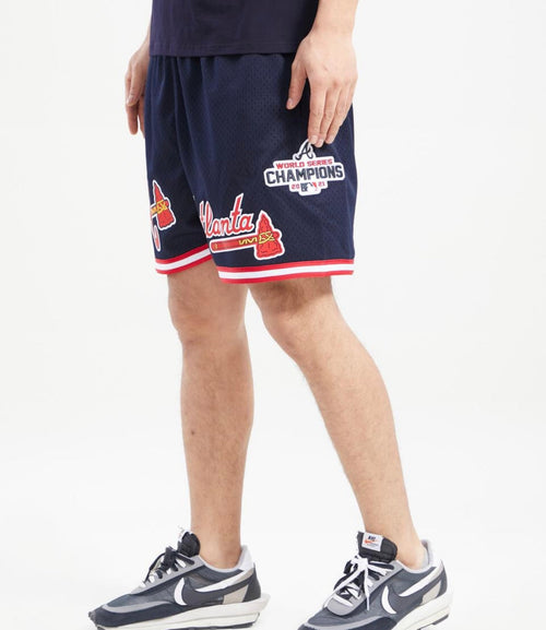 Atlanta Braves Logo Mesh-Shorts
