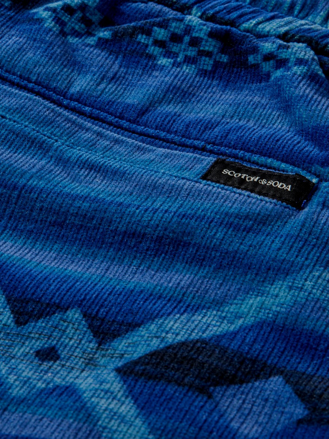 Scotch & Soda Kord-Shorts in Blau (169165)