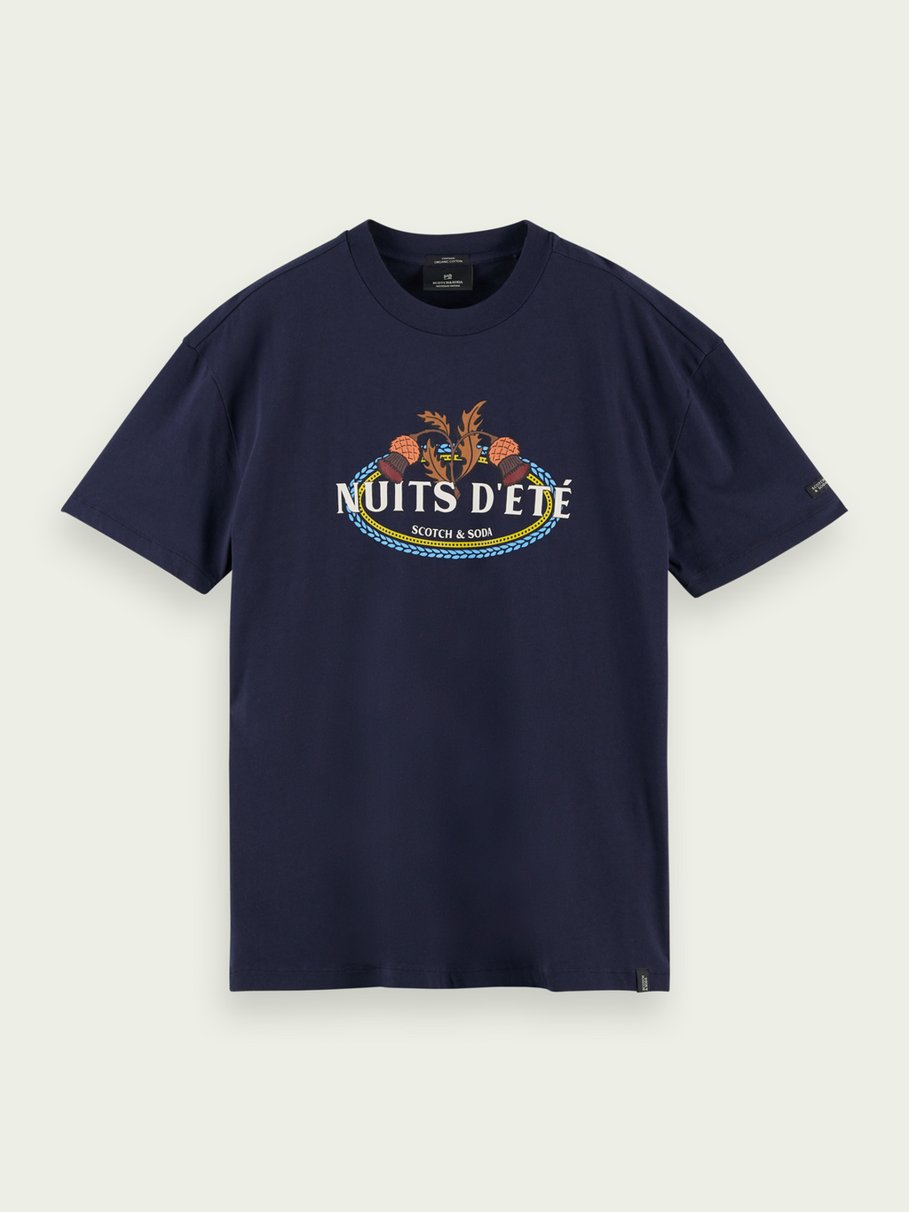 Scotch & Soda Bio-T-Shirt (Marineblau)