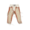 Kinder Valabasas Ravaged Off White Jeans