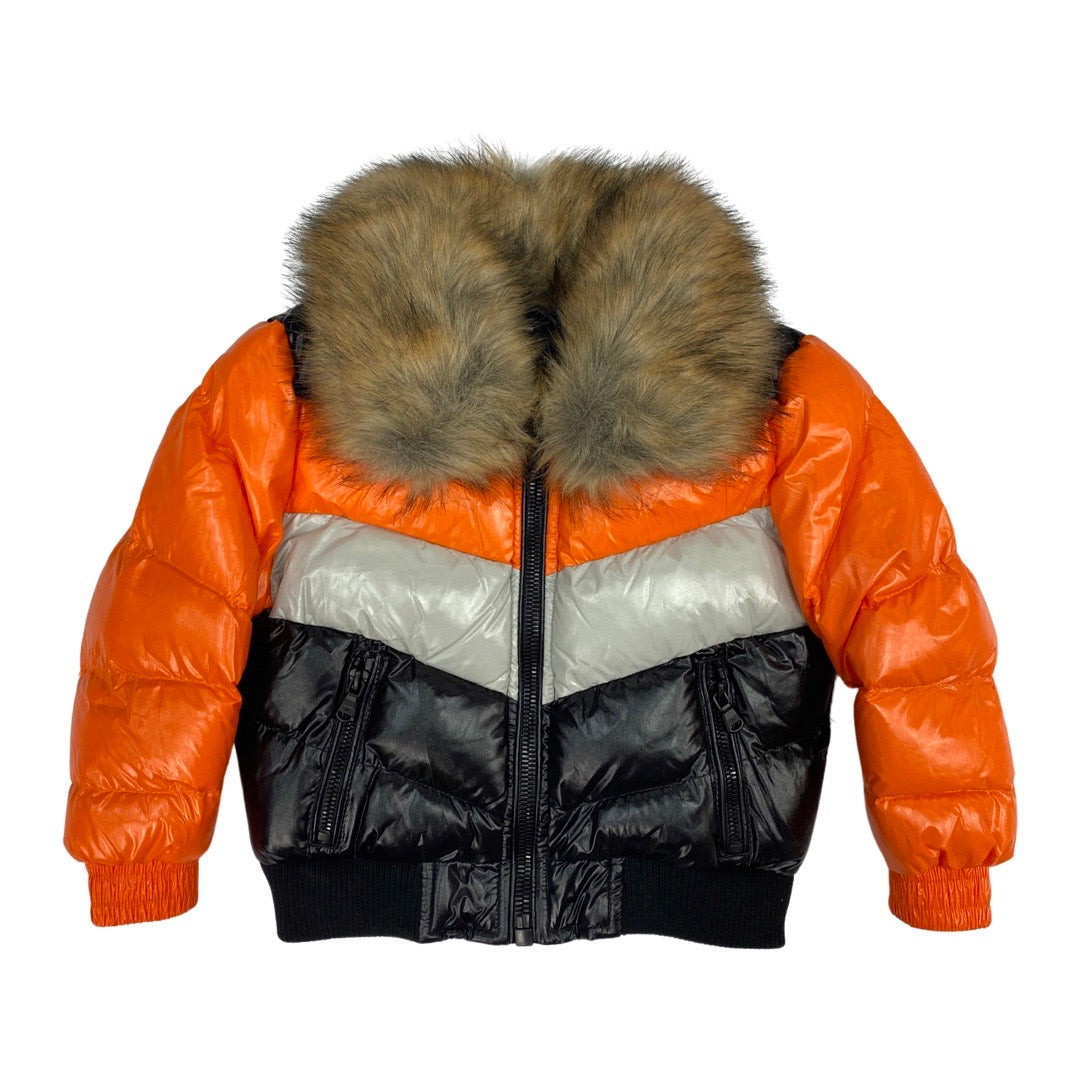 Jordan Craig Kinder-Steppjacke in Total Orange