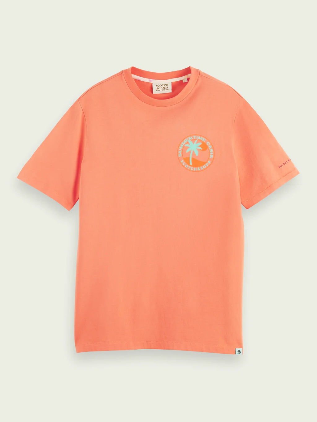 Scotch & Soda Graphic-Jersey-T-Shirt in Punch (166062)