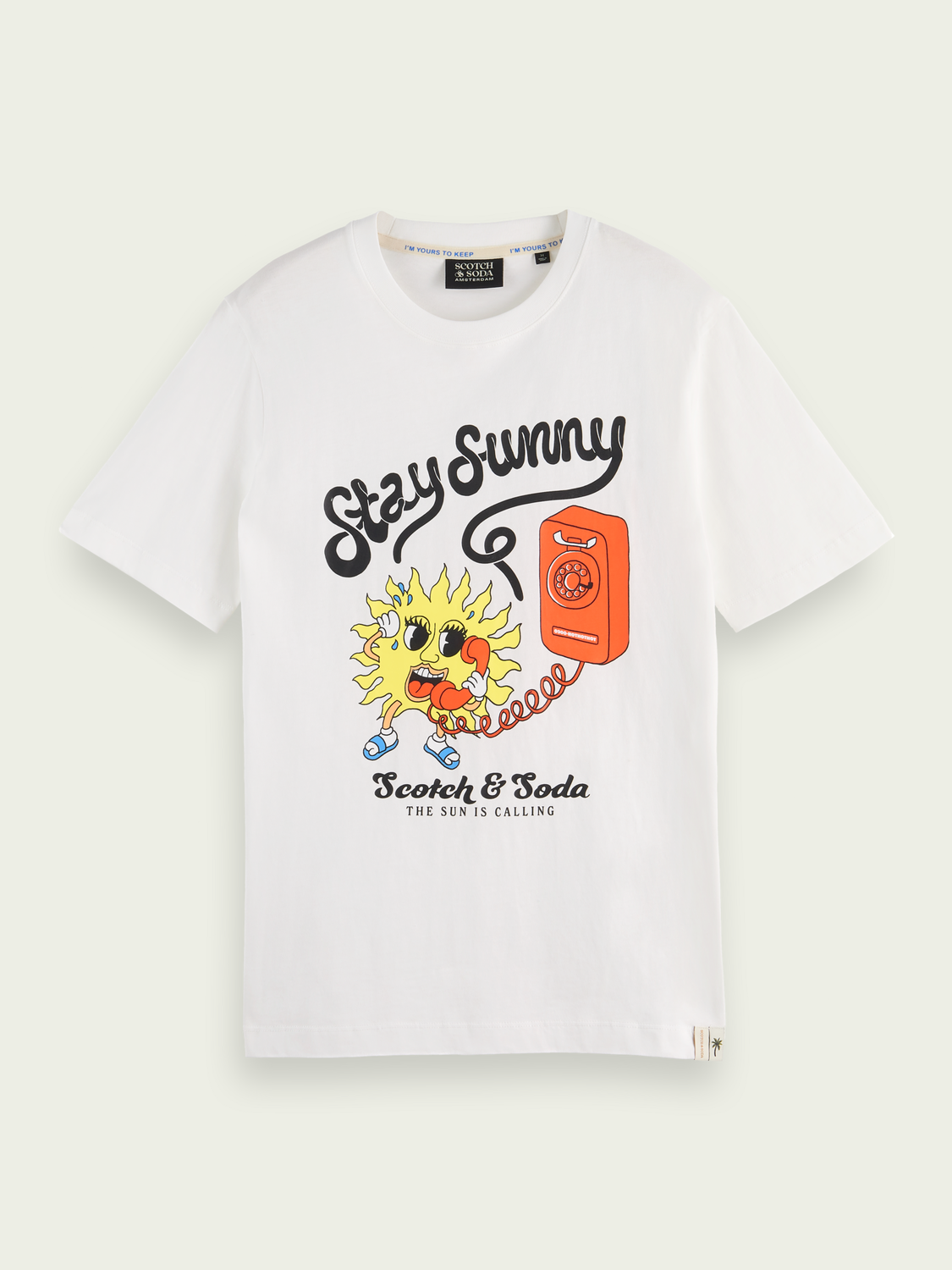 Scotch & Soda Grafik-T-Shirt in Weiß (165926)