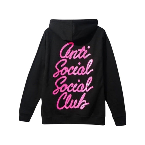 Anti Social Social Club Options Cursive Hoodie Schwarz