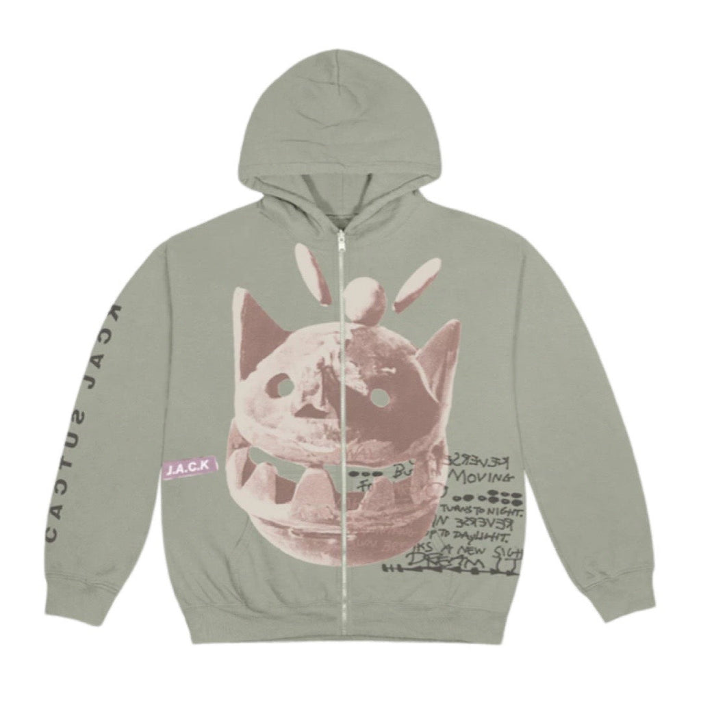 Travis Scott New Sight Kapuzenpullover mit Reißverschluss