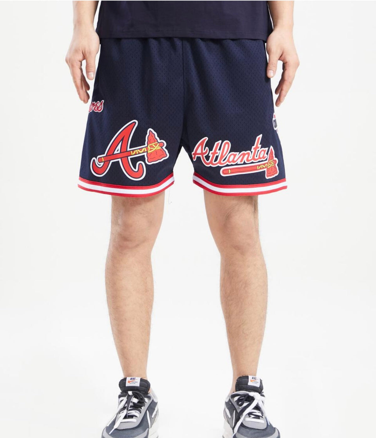 Atlanta Braves Logo Mesh-Shorts