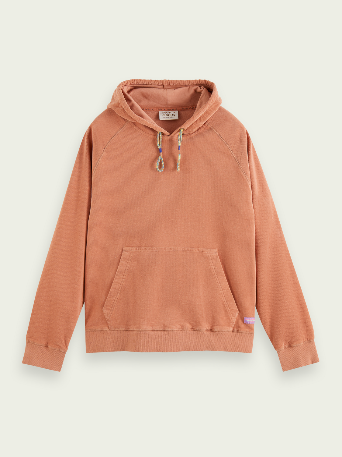 Scotch & Soda Cord-Kapuzenpullover in Mars (167223)