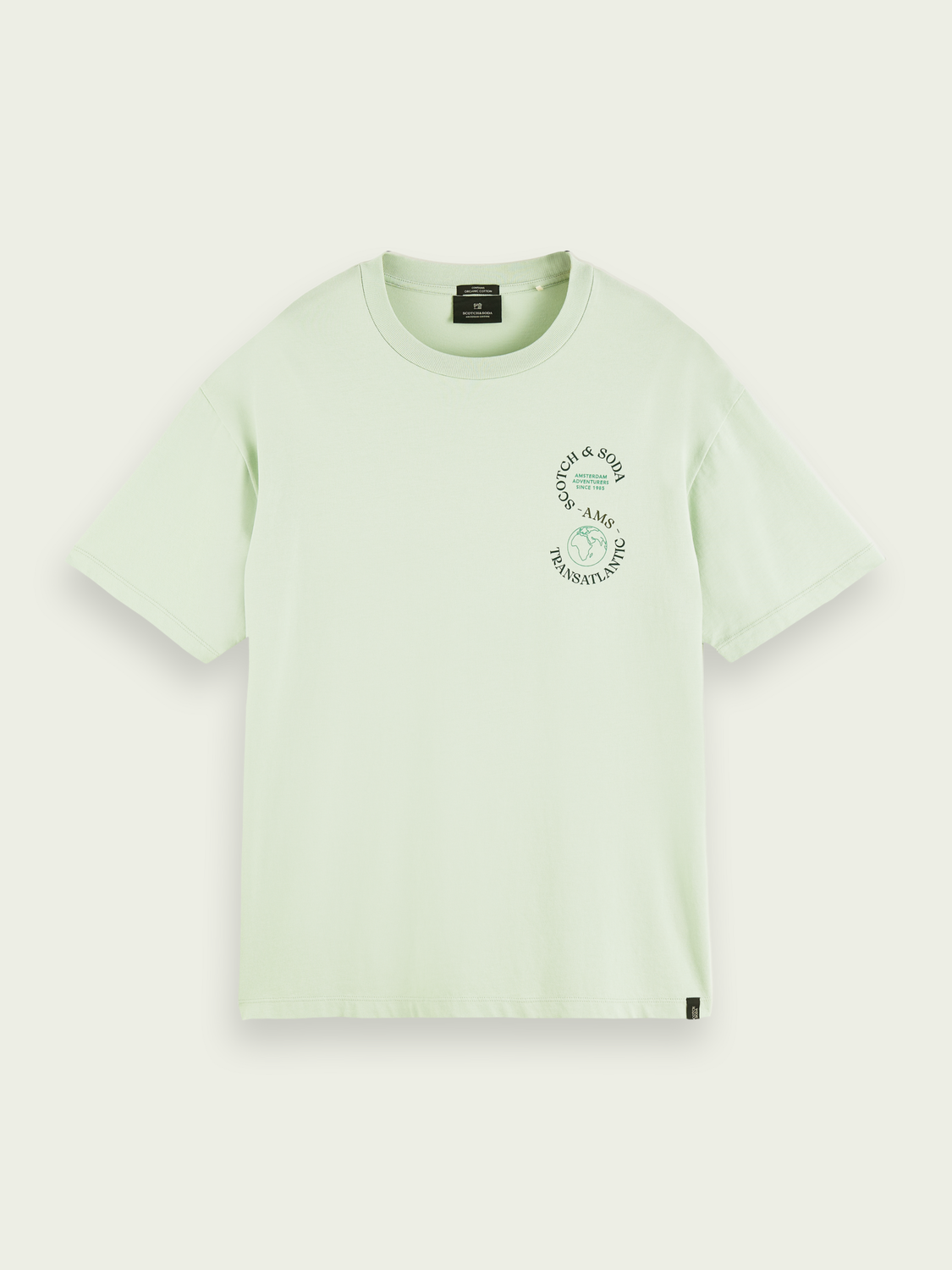 Scotch&Soda Logo-T-Shirt (Meergrün)