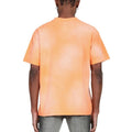 Purple Brand Strukturiertes T-Shirt in fluoreszierendem Orange mit kurzem Arm