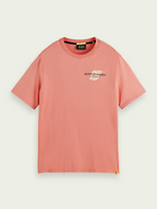 Scotch&Soda Organic Graphic Tee In Vulcano (166652)