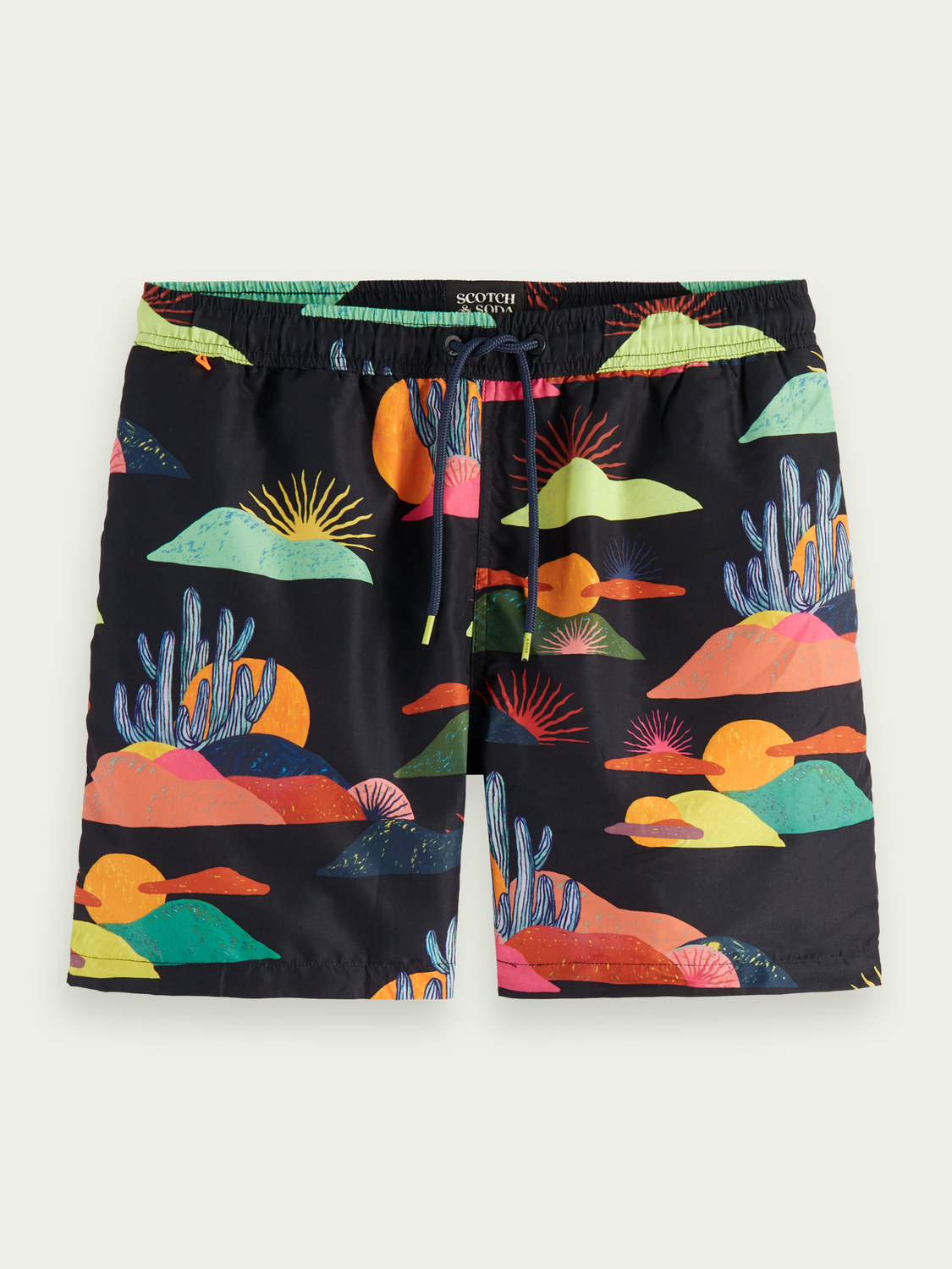 Scotch & Soda Abel Macias bedruckte Badeshorts (166786)