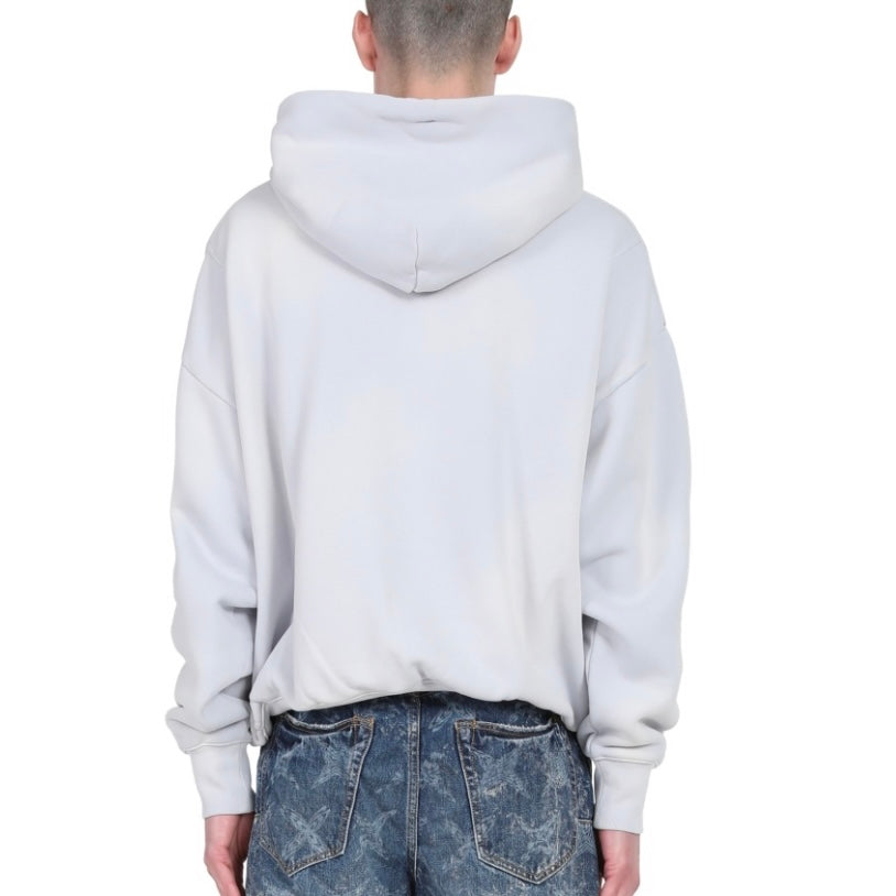 Purple Brand French Terry Kapuzenpullover in Gray Dawn