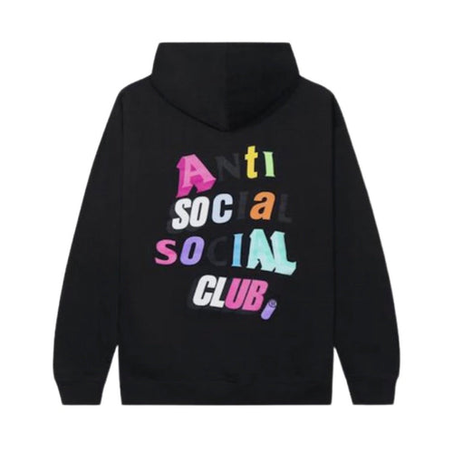 Anti Social Social Club The Real Me Schwarzer Kapuzenpullover
