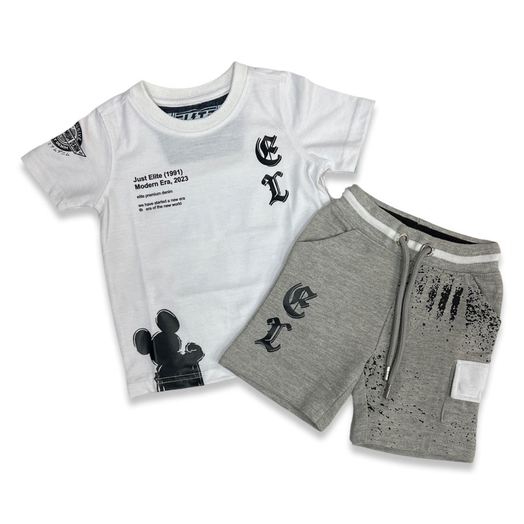 Elite Kids Modernes graues Set kurz