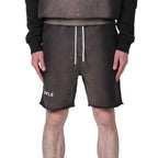 Purple Brand French Terry Bleached Short