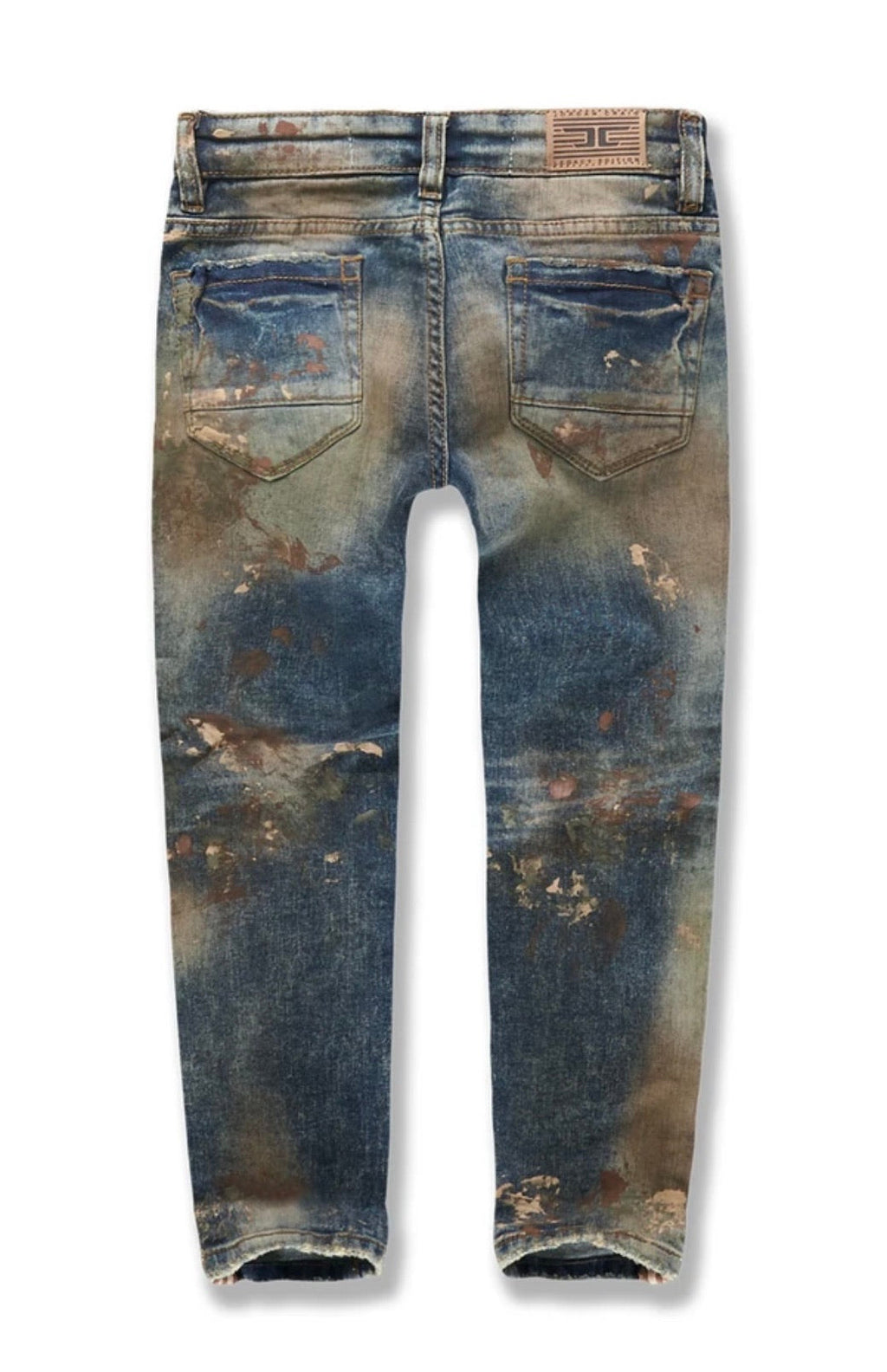 Kids Striped Jeans (Woodland)