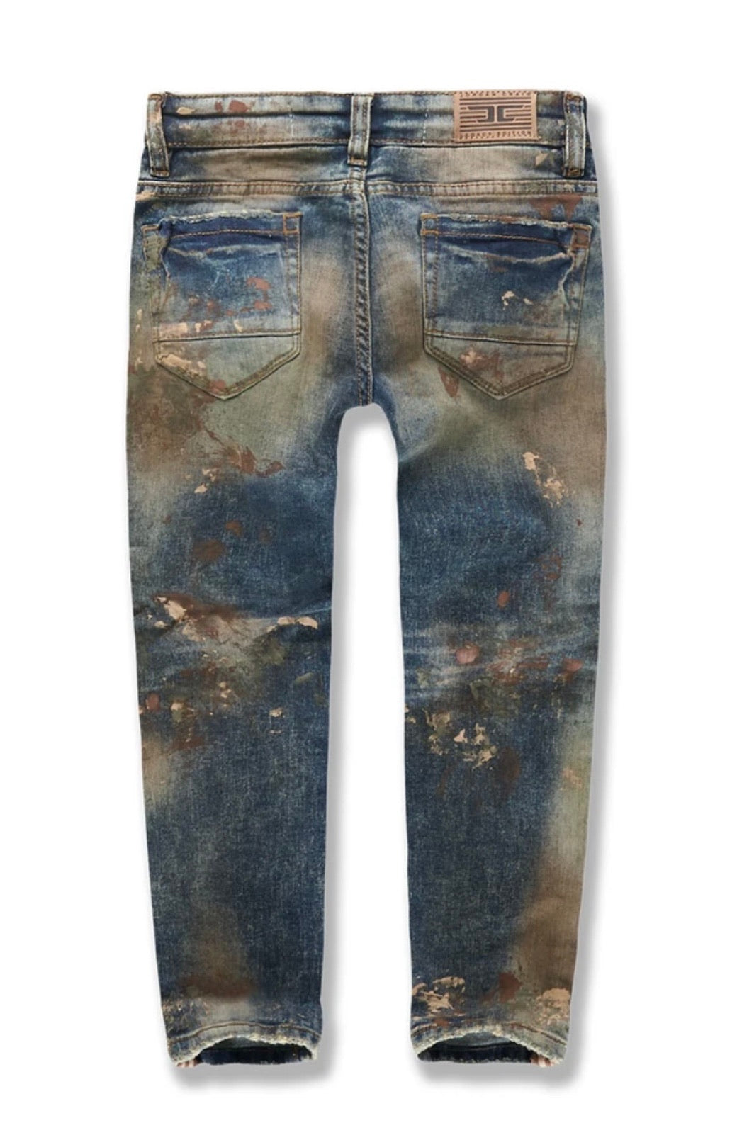 Kids Striped Jeans (Woodland)