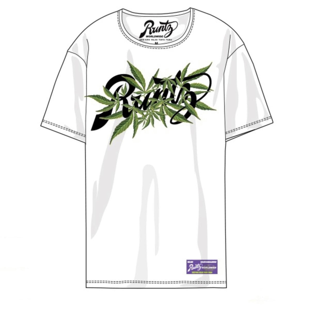 Runtz Botanical Weißes T-Shirt